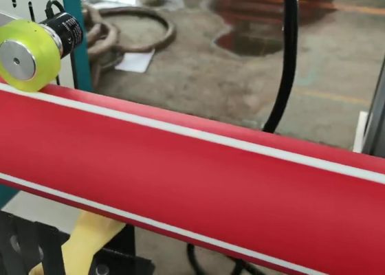 linha de produção lisa da tubulação do PVC do parafuso 250-300kg/h gêmeo cônico