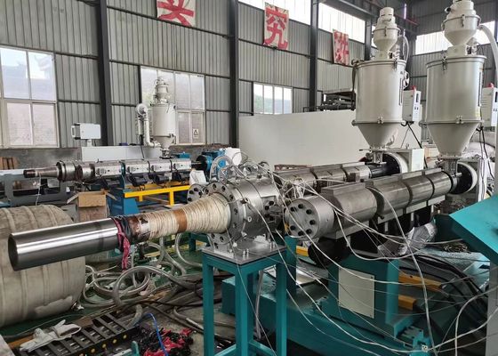 A parede de grande resistência do dobro do HDPE corrugou a linha da extrusão da tubulação/a máquina da fatura