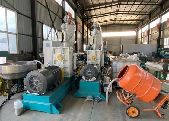 Linha ondulada OD 110mm da extrusão da tubulação da parede dobro profunda do parafuso