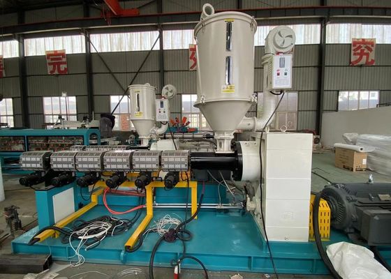 O HDPE PP de 20-110mm molha linha ondulada da extrusão da tubulação da única parede elétrica