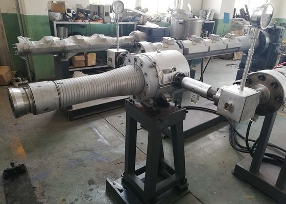 O HDPE PP de 20-110mm molha linha ondulada da extrusão da tubulação da única parede elétrica