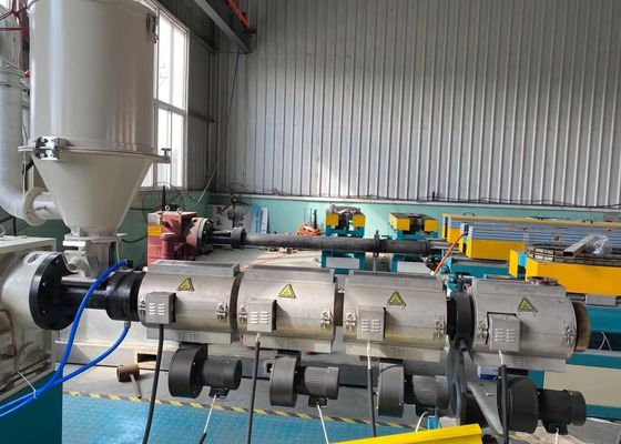 Tubulação ondulada plástica de PE/PP/PA 16-52mm que faz a extrusora da máquina