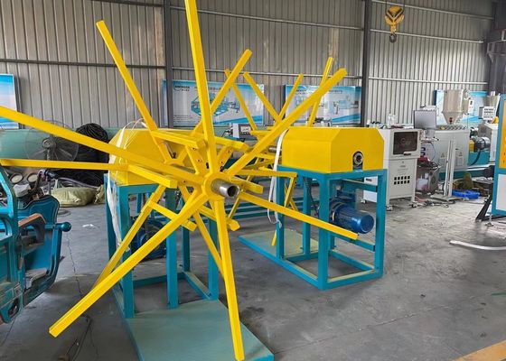 O HDPE PP de 160-450mm molha a máquina plástica da extrusora do único parafuso do abastecimento de gás