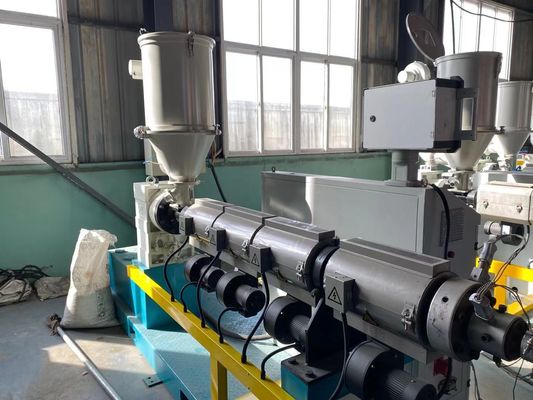 equipamento ondulado da tubulação da parede de 10-50mm tubo plástico do PVC dos PP do único