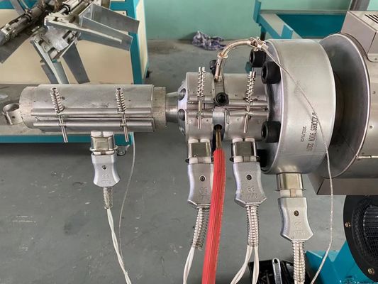 linha ondulada único parafuso da extrusão da tubulação da única parede dos PP do PE de 16-63mm