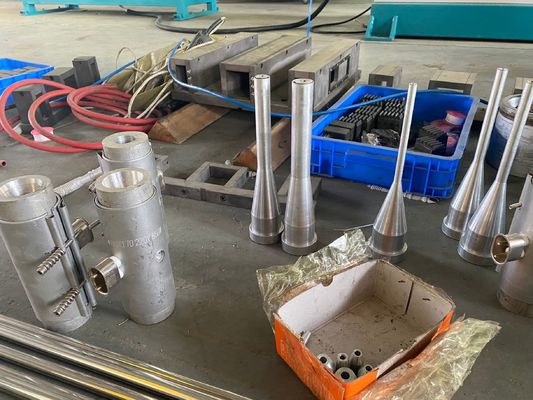 tubulação do PVC 120kg/h que faz a máquina a extrusora de parafuso dobro cônica