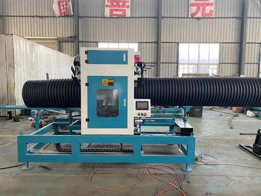 200mm - a parede do dobro do HDPE dos PP do PE de 400mm corrugou a linha da extrusão da tubulação