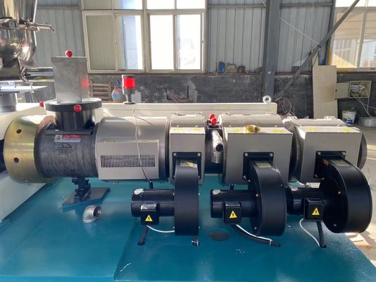 Linha plástica máquina gêmea 250kg/Hr cônico da extrusão da tubulação do PVC da extrusora de parafuso