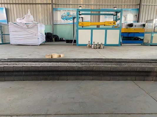 máquina da extrusora de único parafuso 80-150kg/H para tubulação ondulada da única parede do PE dos PP do HDPE